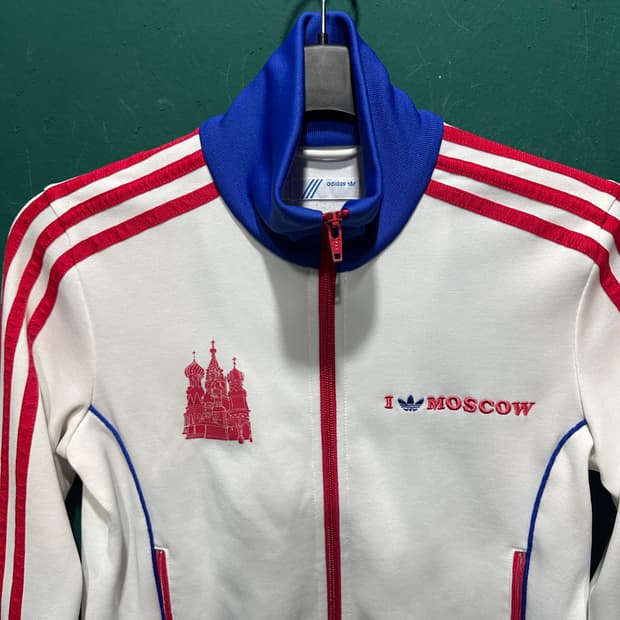 아디다스 모스크바 트랙탑져지 화이트 90