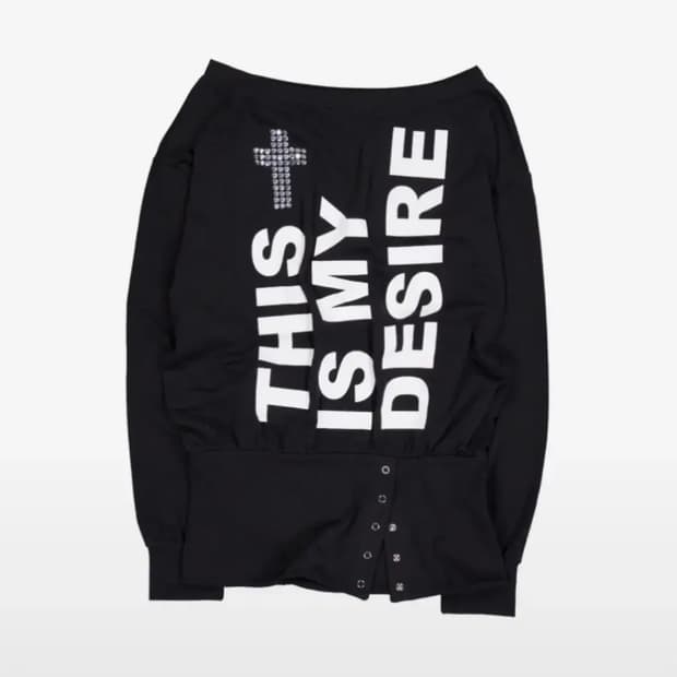 오늘만) 셋업이엑스이 BOLD LETTERING LOOSE TOP 블랙