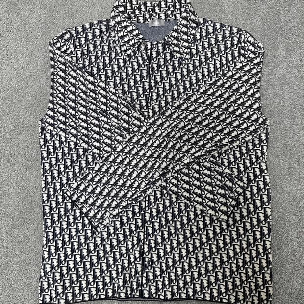 [새상품급/정품] 디올 오블리크 코튼 니트 셔츠