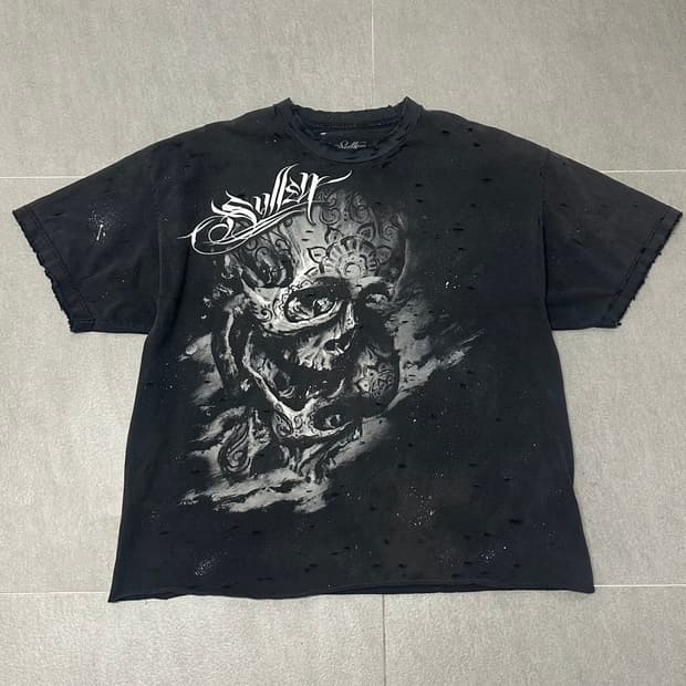 (2XL)스컬 USA 커스텀 반팔-M2003