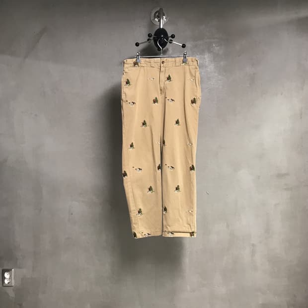 폴로 랄프로렌 멀티 자수 치노 팬츠 베이지 32/32