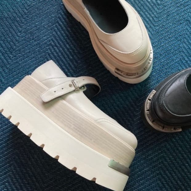 MM6 Margiela 마르지엘라 플랫폼 버클 메리제인
