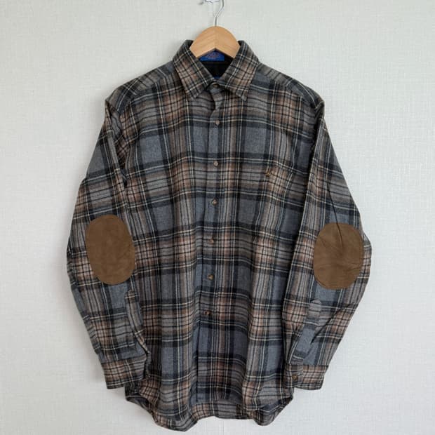 85~92s 펜들턴 울 체크셔츠 L