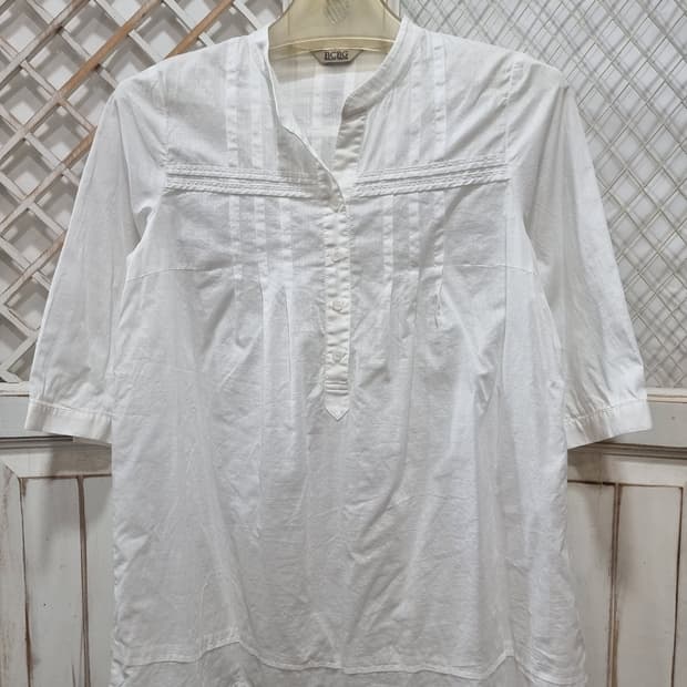 BCBG 핀턱 블라우스 (D449