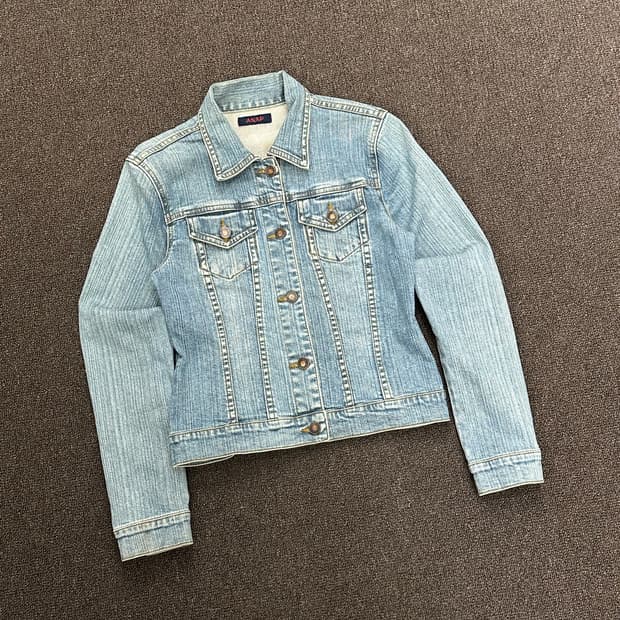 OS)Japanese vintage 여성 데님 자켓