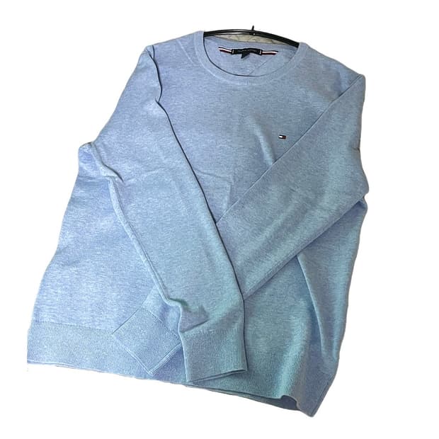 타미힐피거 라운드넥 니트