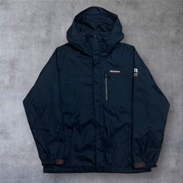 디키즈 스몰 로고 네이비 바람막이