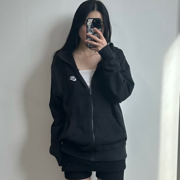 나이키 퓨추라 블랙 후드집업