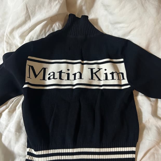 마뗑킴 니트 집업 s
