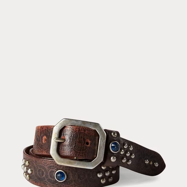 rrl 스터드 벨트