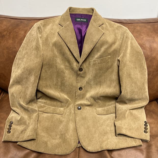 [M] 더헌트 코듀로이 빈티지 블레이저 베이지
