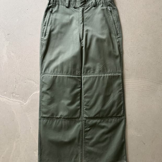  80s Vintage French Army Mechanic Pants