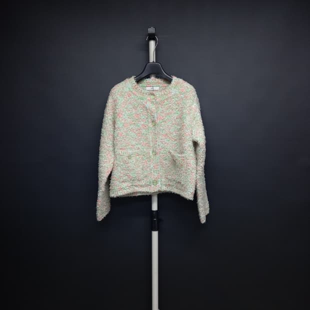 새 듀엘 춘추동 글리터 숏 가디건 F 33-77