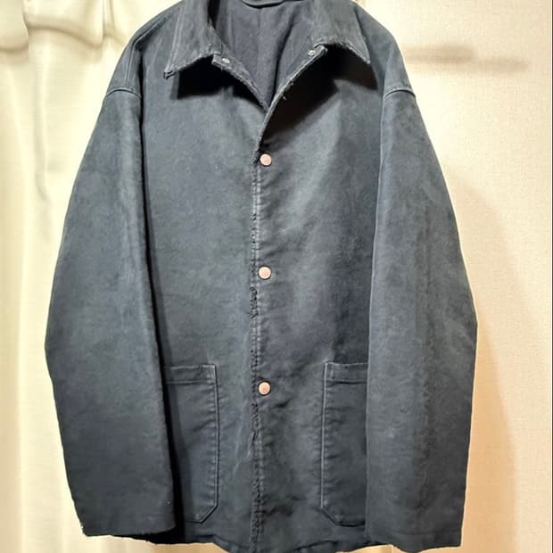 25aw comoli 코모리 아오야마 한정 몰스킨 워크 코트 3