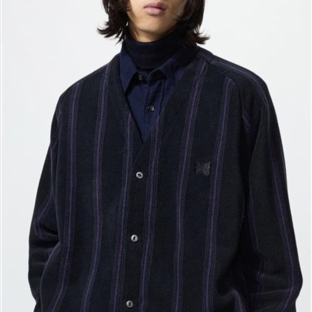 [L] 유니클로 니들스 협업 가디건 미개봉 새상품