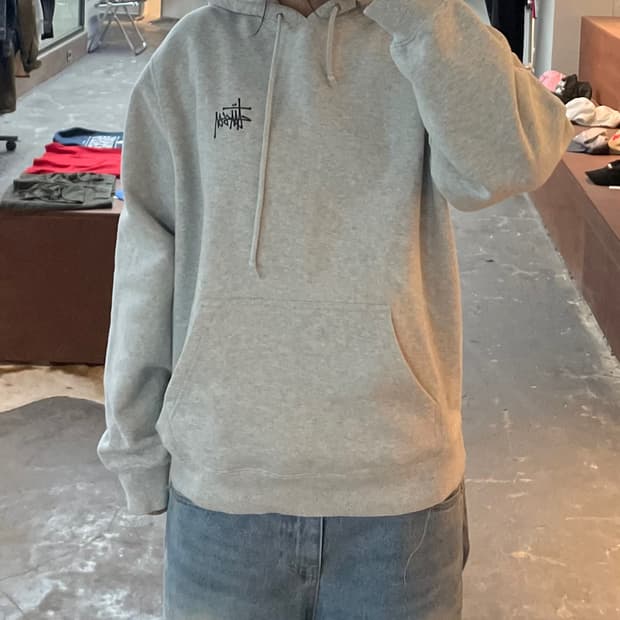 스투시 베이직로고 후드티 H2373