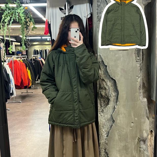 언더아머 후드 점퍼 카키 #csz1973