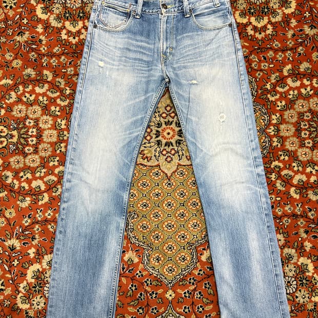 리바이스 601 연청 데님팬츠 34