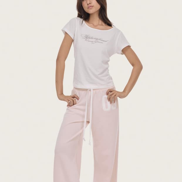 클리시어 kleen club letter top white