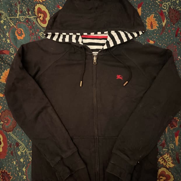 Burberry blue label  reversible hoodie  