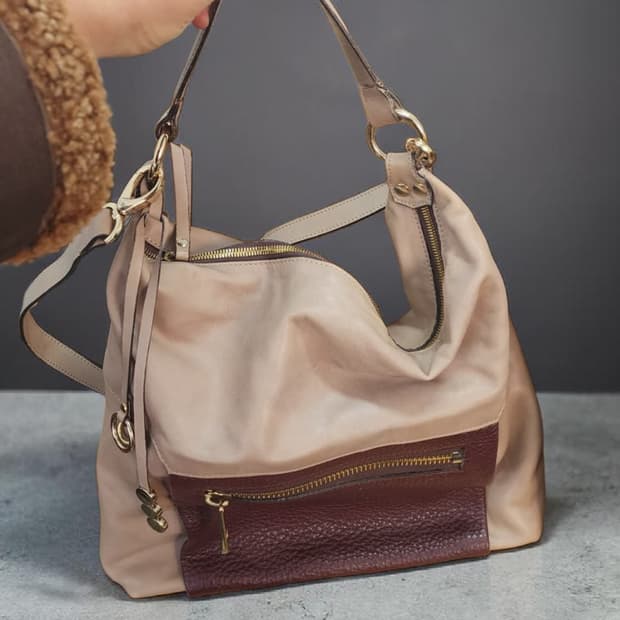 이태리 Peruzzi 가죽 숄더백 크로스백