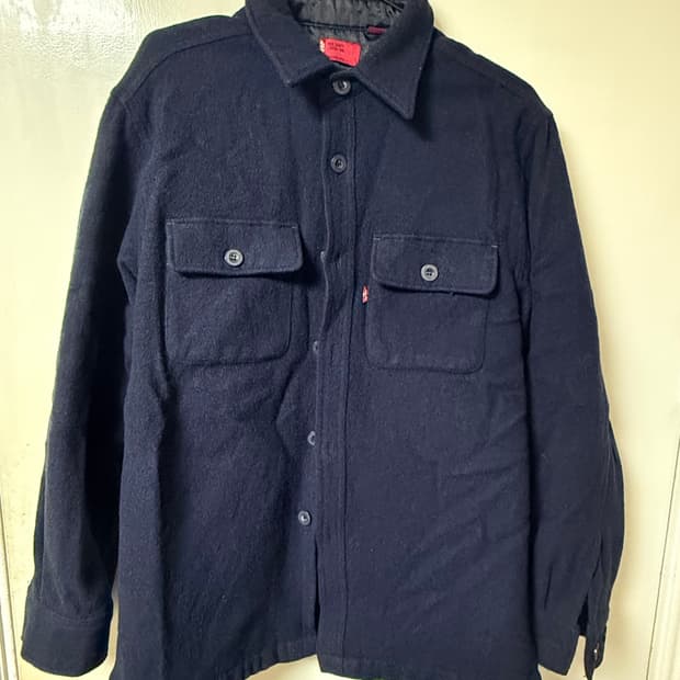 (L) 리바이스 울 셔츠 자켓