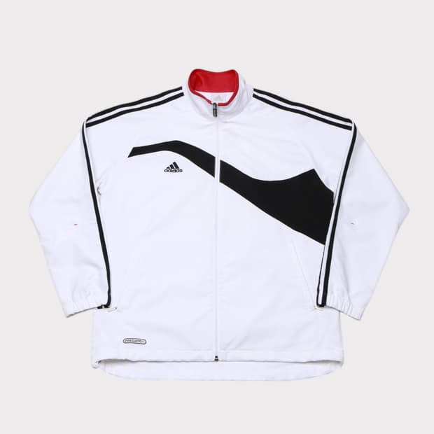[L] 아디다스 올드스쿨 삼선 바람막이 자켓
