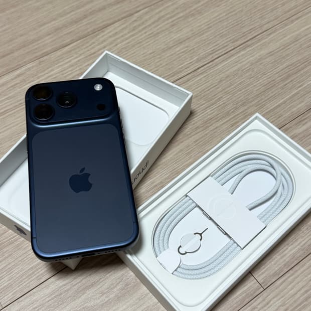 (새상품)아이폰17프로 256GB 딥블루