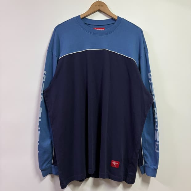 [XL] 슈프림 25ss 패널드 파이핑 롱슬리브 긴팔 티셔츠