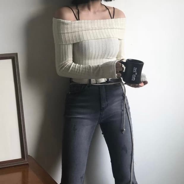 애즈온 니나 오프숄더 