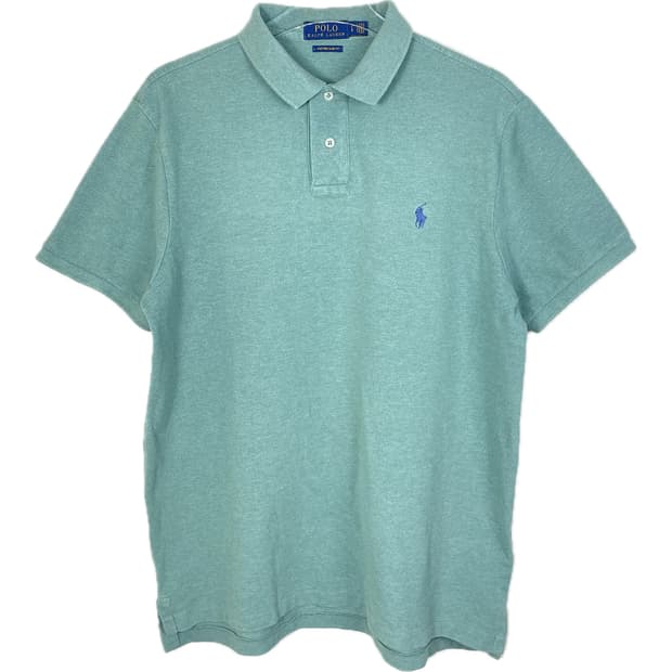 [L] 폴로 랄프로렌 코튼 PK 카라 반팔 티셔츠 커스텀 슬림핏