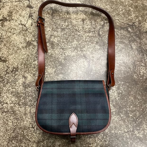 90s 폴로 랄프로렌 타탄체크 크로스백