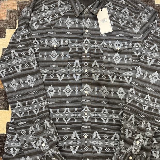 RRL 더블알엘 나바호 웨스턴 셔츠 XL