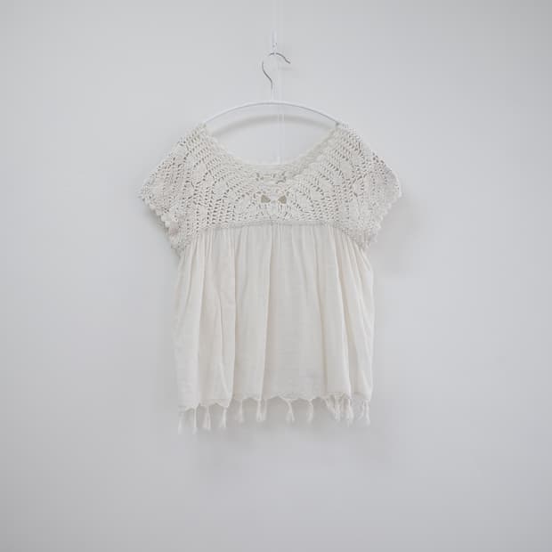 American eagle outfitters tassel blouse