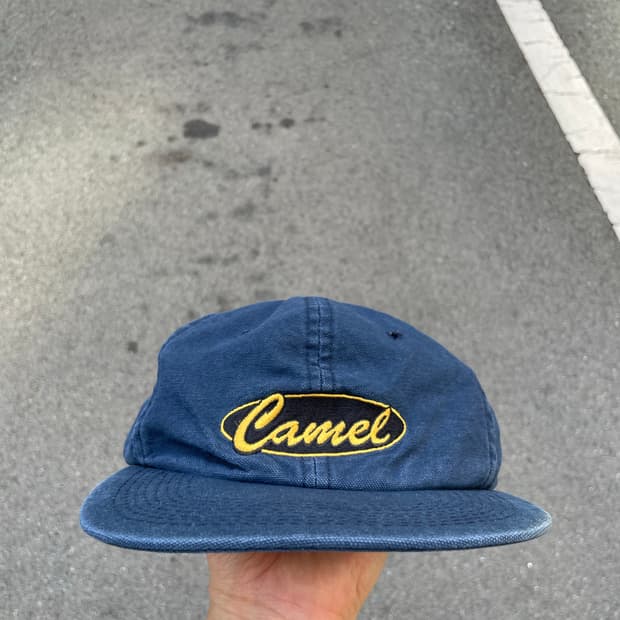 빈티지 카멜캡 faded camel cap