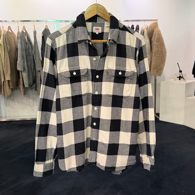 [M] 리바이스 체크 플란넬셔츠 