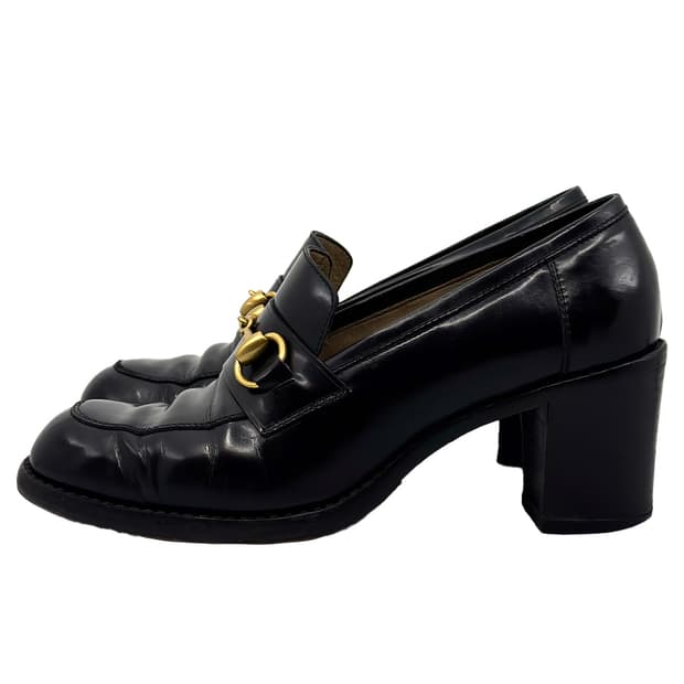  Gucci Horsebit Loafers Pumps/ 37.5