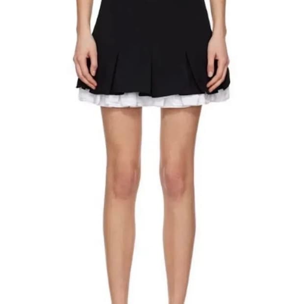 슈슈통 레이어드 러플 플리츠 스커트 6size