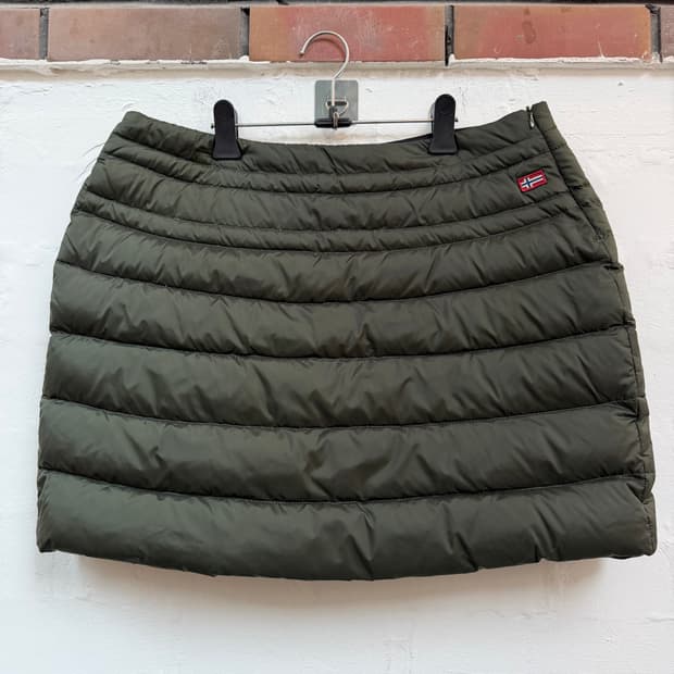 Napapijri 나파피리 패딩 스커트 카키 XL