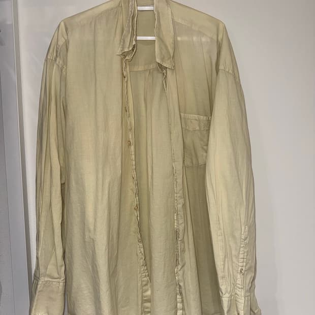 아워레거시 버로우드 셔츠 옐로우