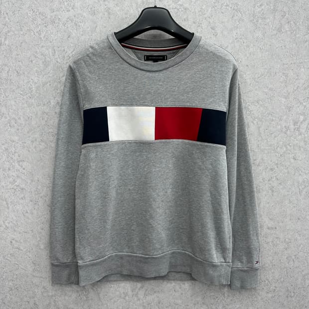 100 타미힐피거 남자 맨투맨