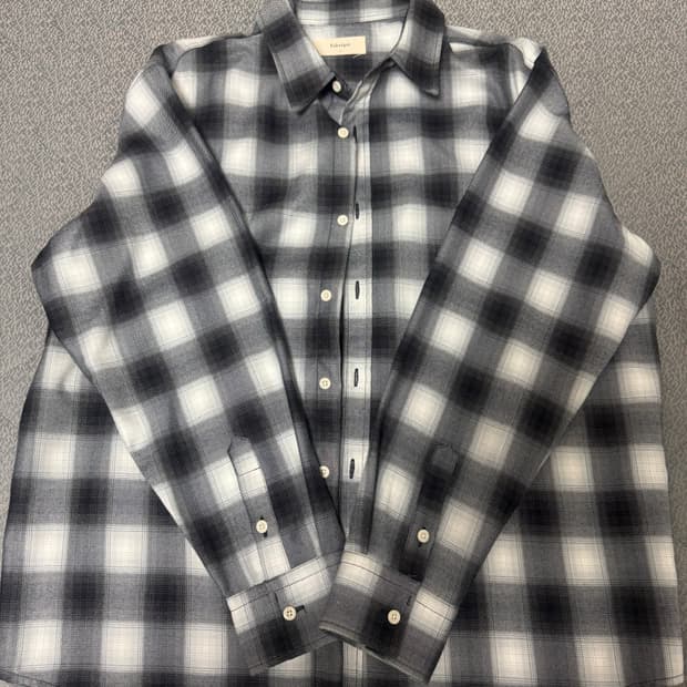 Fabregat 블랙/화이트 체크 셔츠