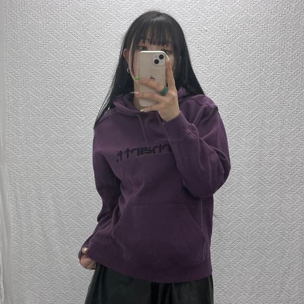 칼하트 윕 레트로 빈티지 포도맛 약기모 후드티 S C09230