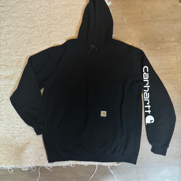 칼하트 후드티 블랙 L사이즈