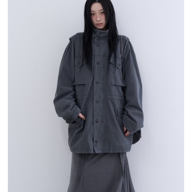 로웨어 필드자켓 차콜 