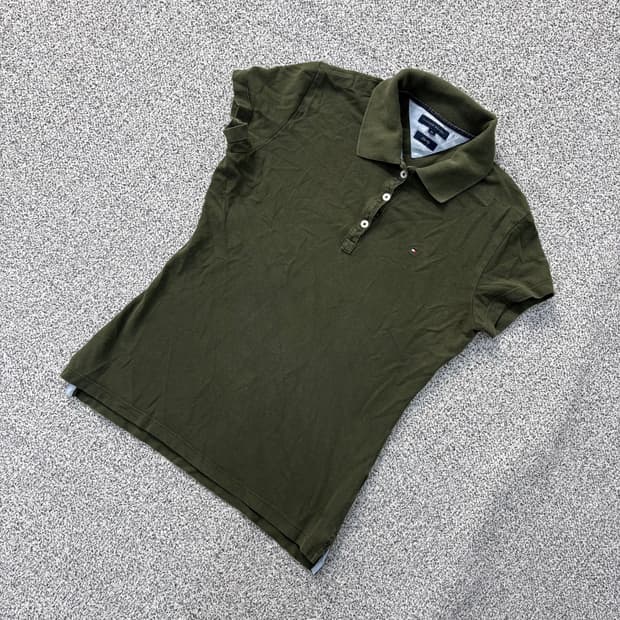 M 타미힐피거 여성 반팔 카라 티셔츠 0413J