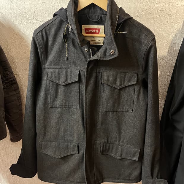 리바이스 멀티 포켓 후드 자켓 M
