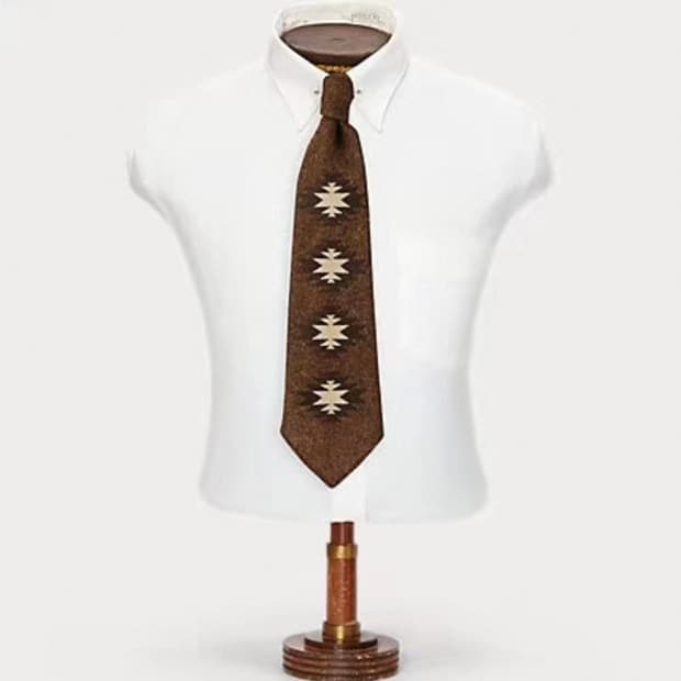 더블알엘 rrl 울 넥타이