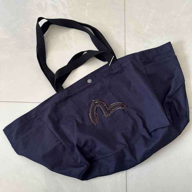 Denim tote bag