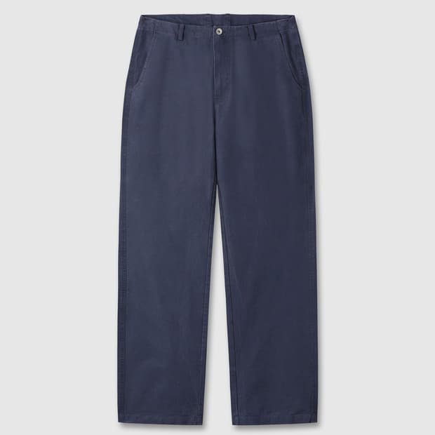 M L XL 에피센터 투어리스트 피치드 옥스포드 워크 팬츠 워시드 블루 